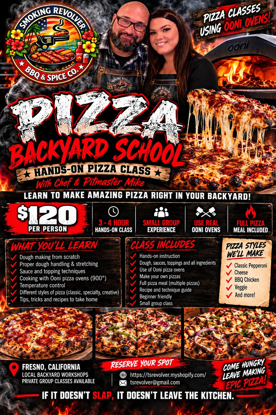Pizza Backyard School — Hands-On Ooni Class