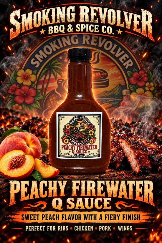 Peachy Firewater Q Sauce